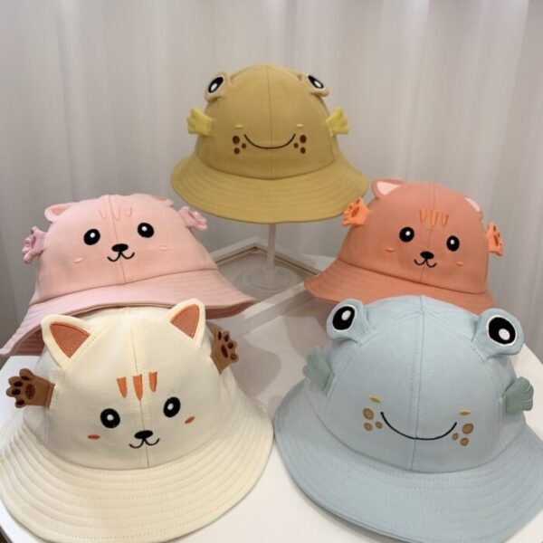 imgi_33_1615792588319-700x700 New Products Kitten And Frog Sun Hat Small Pot Hat Baby Hat